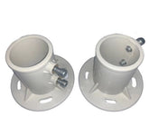 Sterns Wedding Cake Step Rail Flanges - Pair